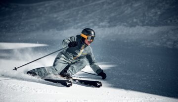 Skier on a ski slope