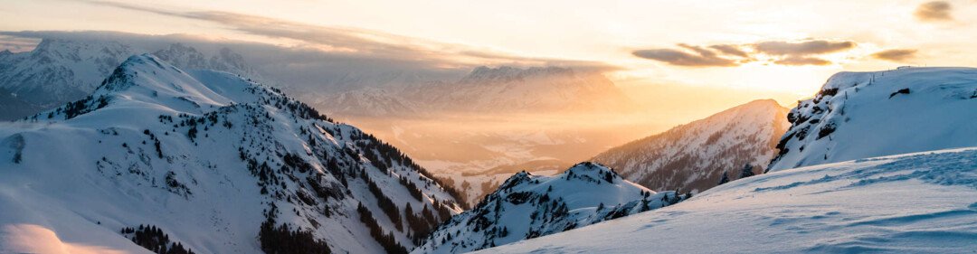 © Joe Hölzl/Kitzsport Sonnenaufgang im Skigebiet Kitzbühel | © Joe Hölzl/Kitzsport