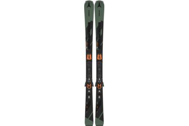 Een paar Atomic Redster Q7.8 ski's met bindingen.
