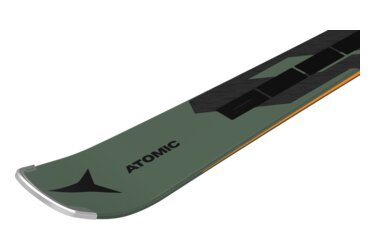 Close-up van een Atomic ski