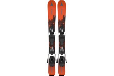 Pair of Atomic Maverick 80 skis with bindings