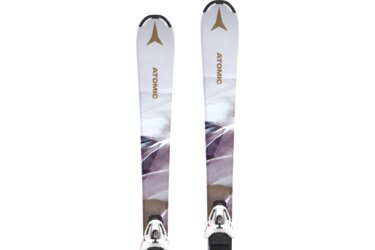 Deux skis Atomic avec fixations
