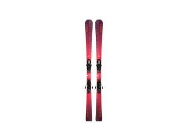 A pair of Elan Prime Time N°4 skis with bindings