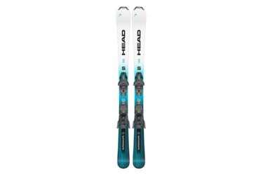 Paire de skis Head Team Supershape avec fixations.
