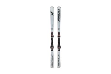 Paar Nordica Dobermann Ski mit Bindungen