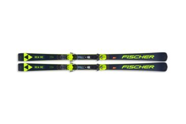 A pair of Fischer RC4 RC skis