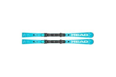 Blauw paar Head ski's